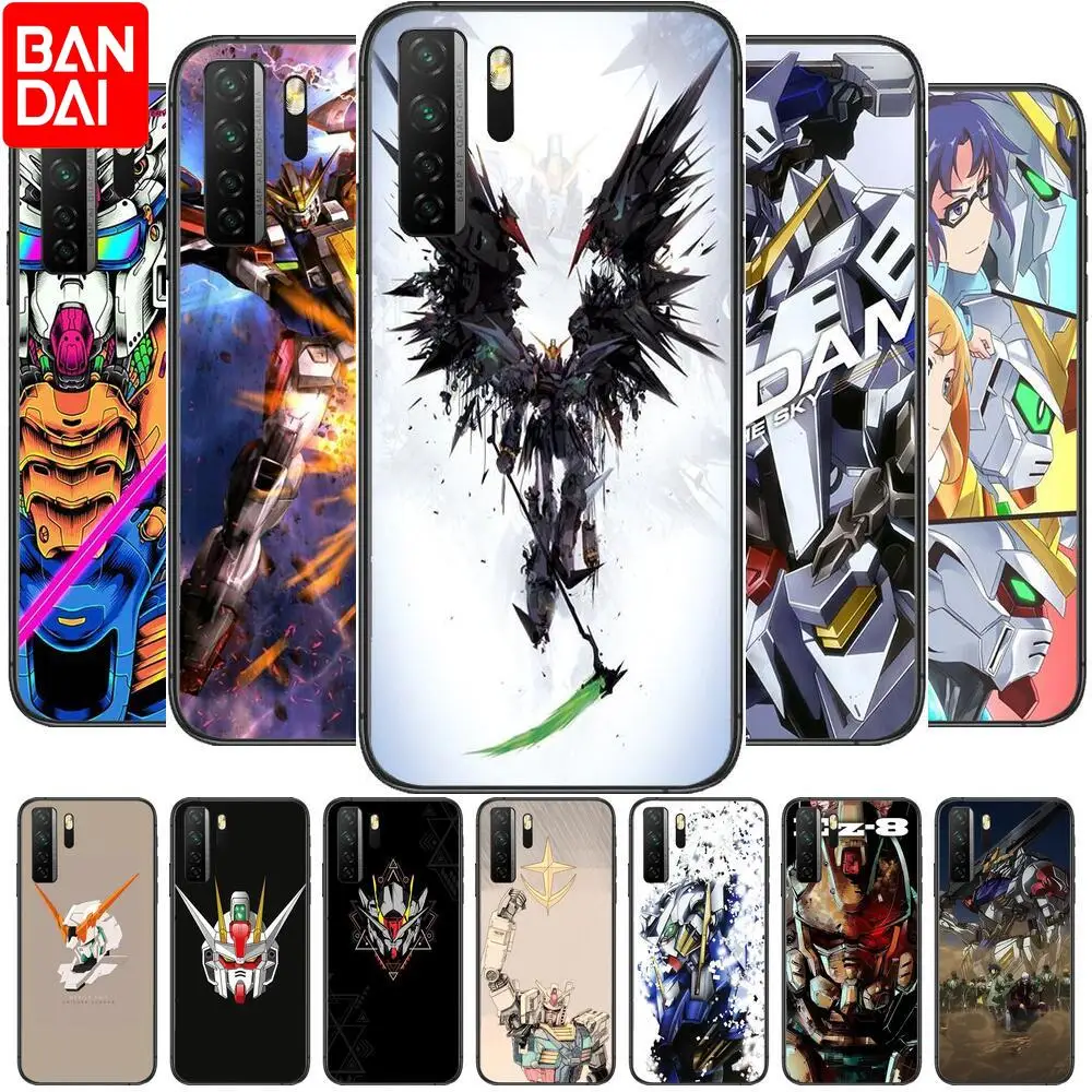 

GUNDAM bandai Black Soft Cover The Pooh For Huawei Nova 8 7 6 SE 5T 7i 5i 5Z 5 4 4E 3 3i 3E 2i Pro Phone Case cases