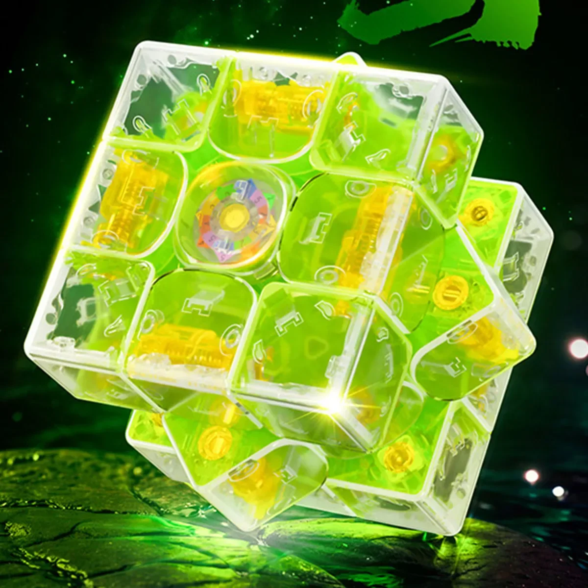 QIYI Xiaying Ограниченная серия 3x3 Tornado V3 Магнитный 3x3x3 Кубик маглева профессиональная