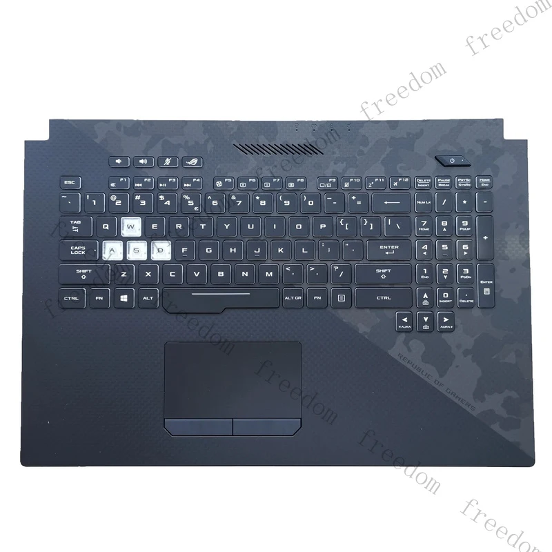 Фото Клавиатура с RGB-подсветкой и 4 зонами подсветки для ASUS GL704GV 90NR01Y1-R30UI0 №1