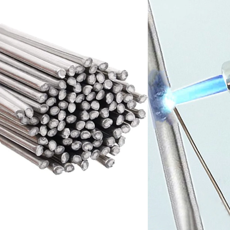 

Easy Melt Aluminum Welding Rods Cored Wire Weld Rod Solder for Aluminum No Need Powder Low Temperature 1.6mm 2mm