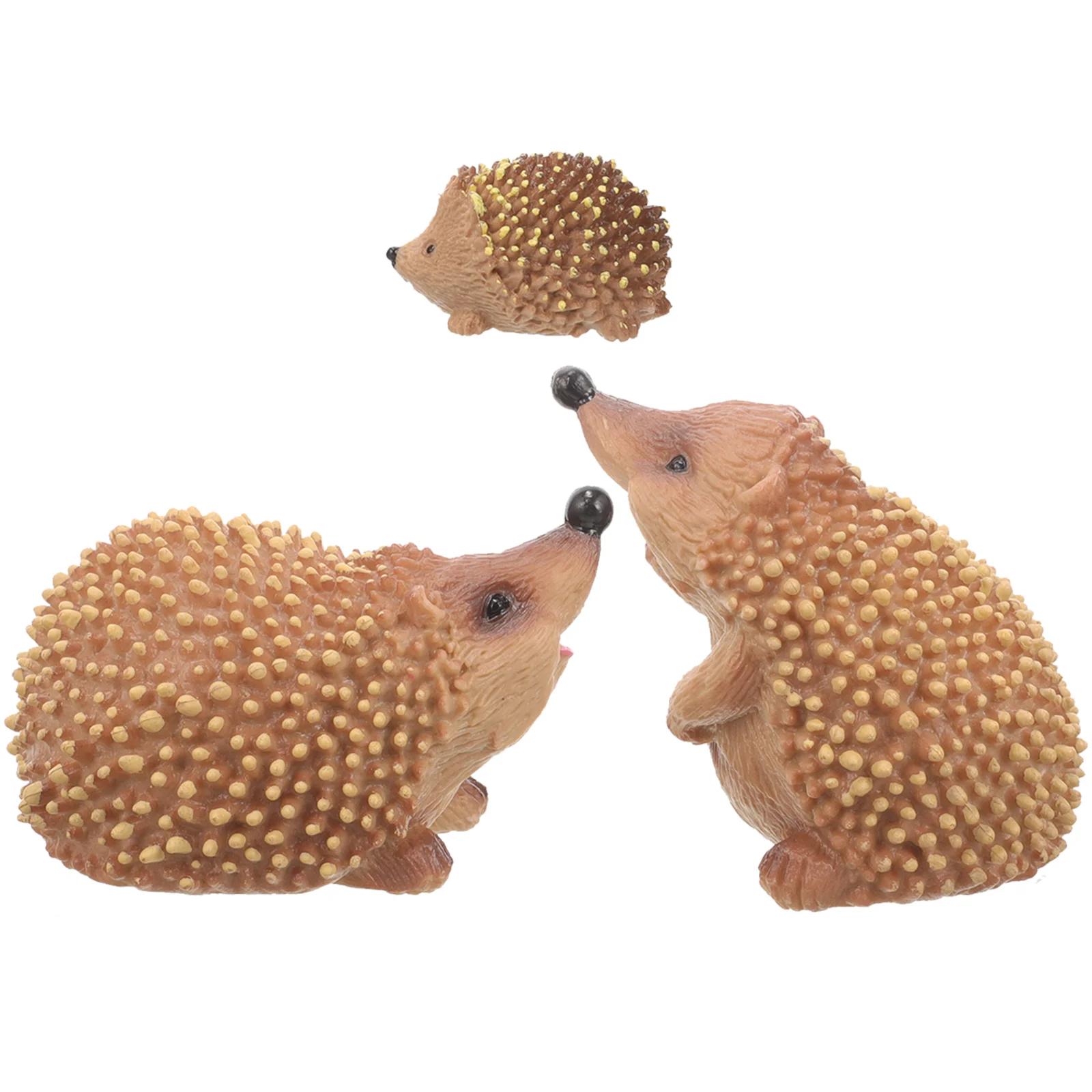 

3 шт., искусственная игрушка-Ежик, фигурка ежика, фигурка дикого животного, имитация ежика, игрушка