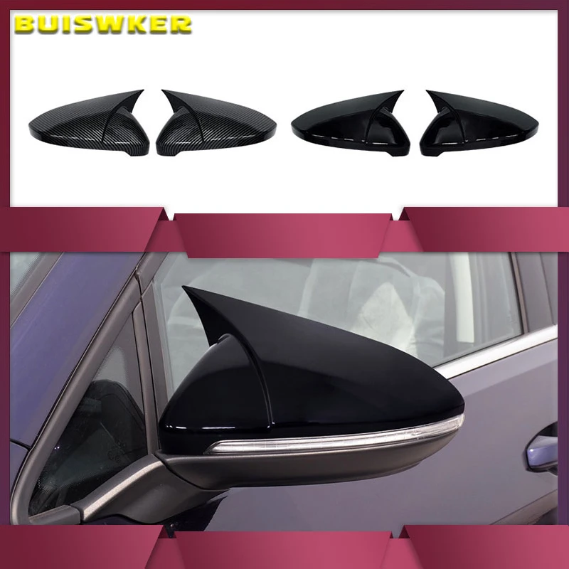 

2 шт., глянцевые крышки для зеркал заднего вида, аксессуары для VW Golf MK6 MK7 7,5 GTI R GTD Base 2009-2020