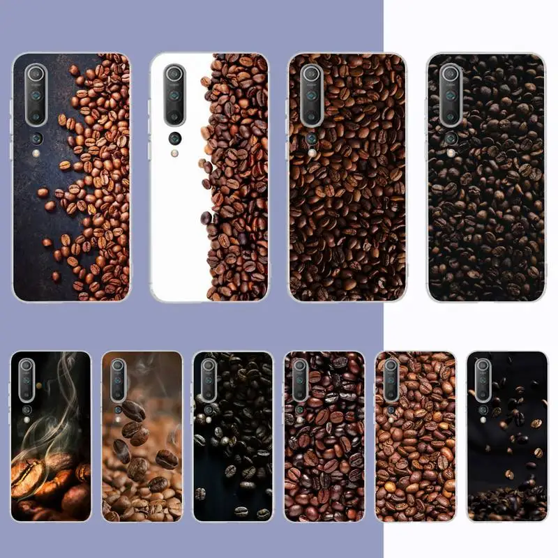 

Coffee Beans Phone Case for Samsung S21 A10 for Redmi Note 7 9 for Huawei P30Pro Honor 8X 10i cover