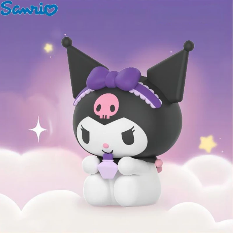 

Heartbeat Gift Series Fan Blind Box Kuromi Sanrio Trendy Play Hand-made Decoration Hand-held Small Fan Summer Cool Girl Gift