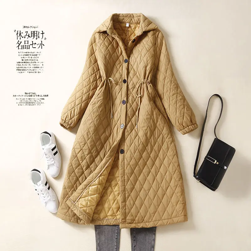 New Winter Coat for Women Coats Parkas Jackets Cotton Padded Jacket Waistband Korean Fashion Super Hot Coats Loose