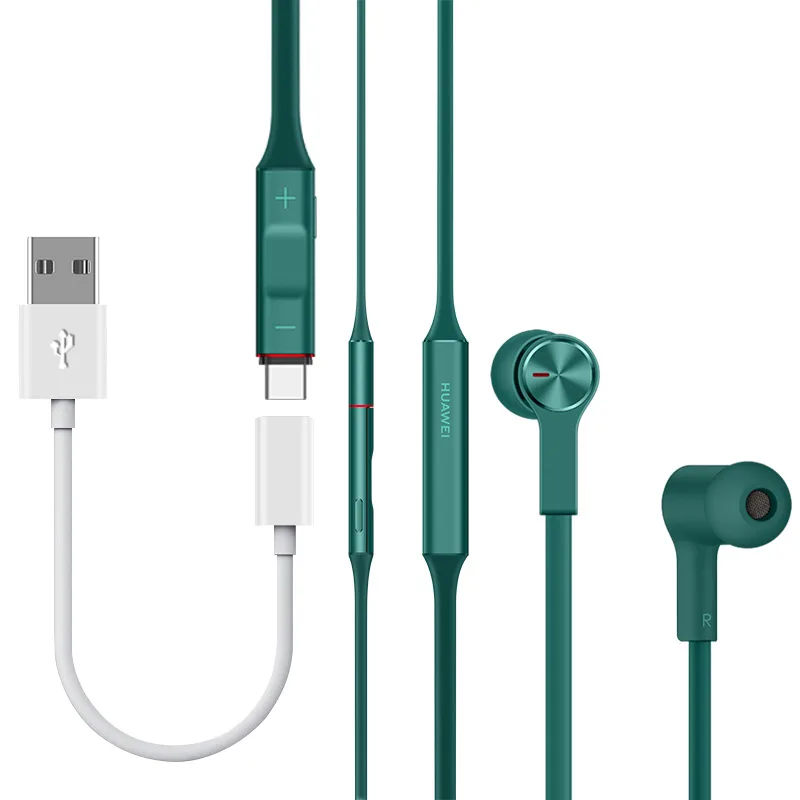 Зарядный Кабель-адаптер с гнездом Type-C на USB для наушников Huawei FreeLace Pro Honor xSport pro