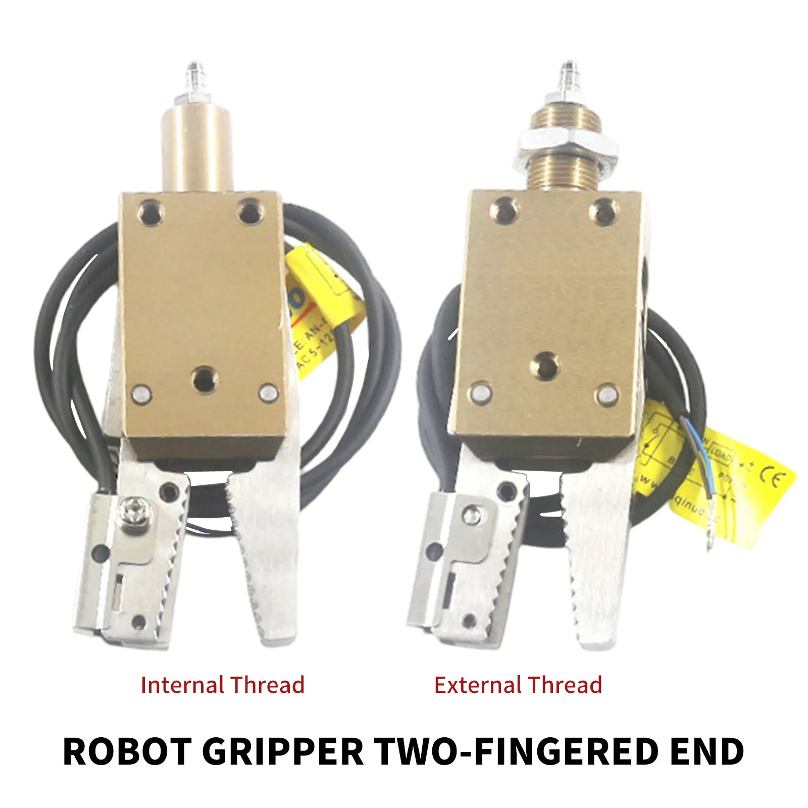 

Robot Gripper Two-Fingered End of Arm Tooling Replacement for External Thread for Internal Thread