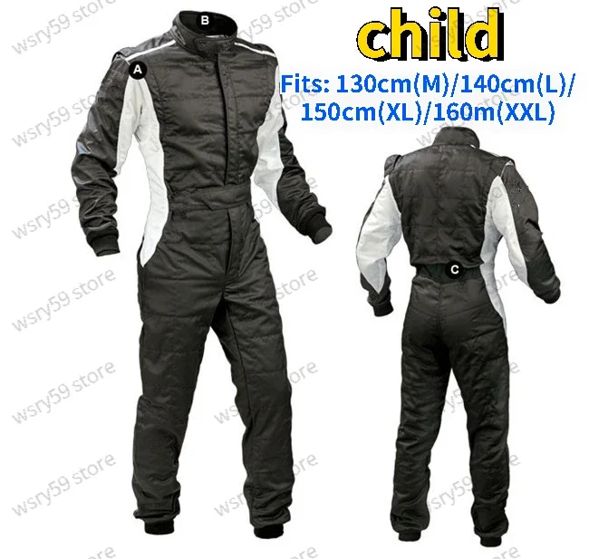 

Комплект одежды для тренировок для мотокросса, гоночного клуба, мужской и женский профессиональный костюм для картинга, водонепроницаемый автомобильный комбинезон S 4XL
