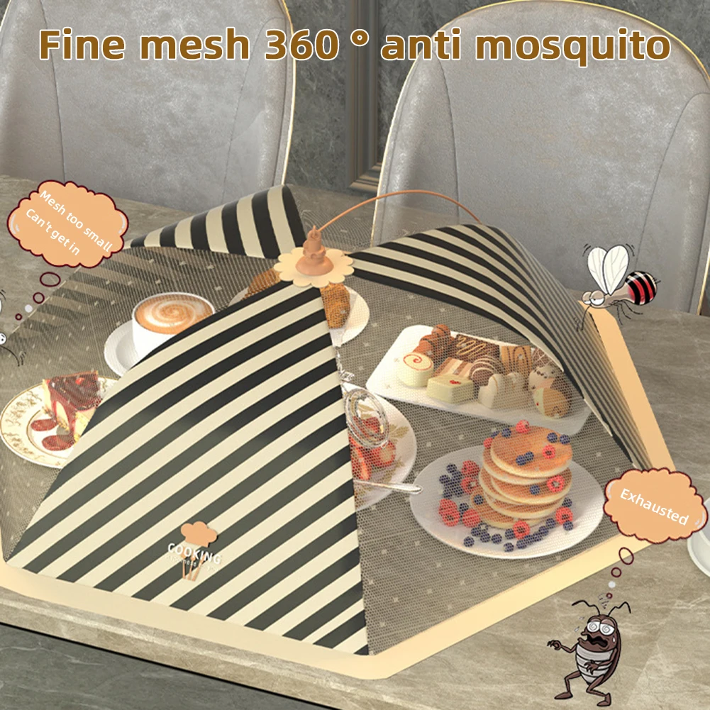 

Портативная Крышка для еды в стиле зонтика, крышка для еды от комаров, тонкая сетка для стола, крышка для еды для домашнего использования, кухонные приспособления, инструменты для готовки