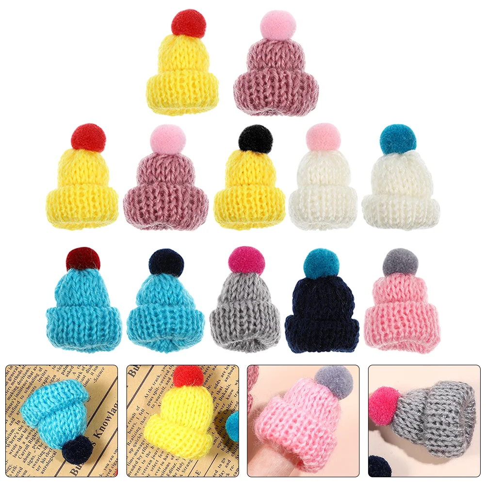 

Mini Hat Lovely Hats Wear-resistant Craft Multi-function Adorable Tiny Kawaii Miniature Accessories