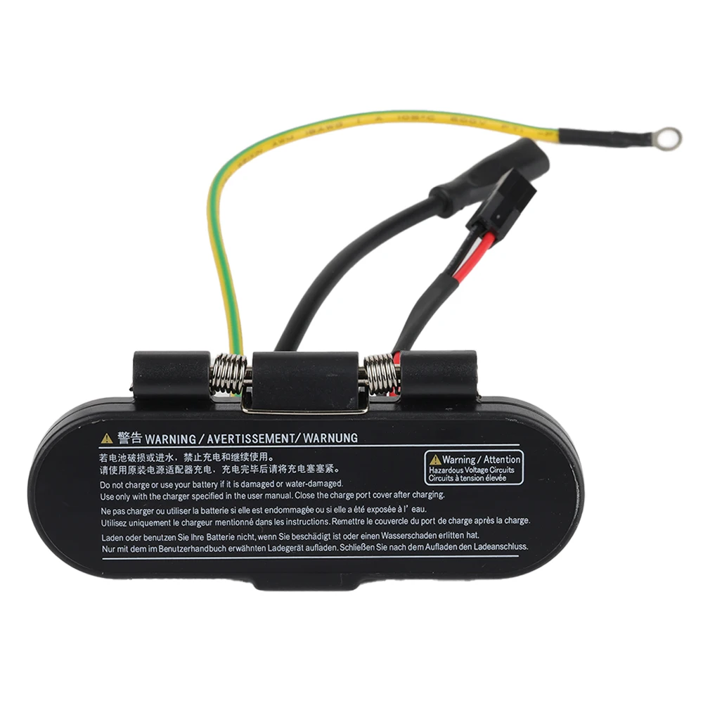 

Charger Port with Rubber Mat Cover for Ninebot MAX G30 G30L Electric Scooter Skateboard Charging Base Assembly Parts Accessories