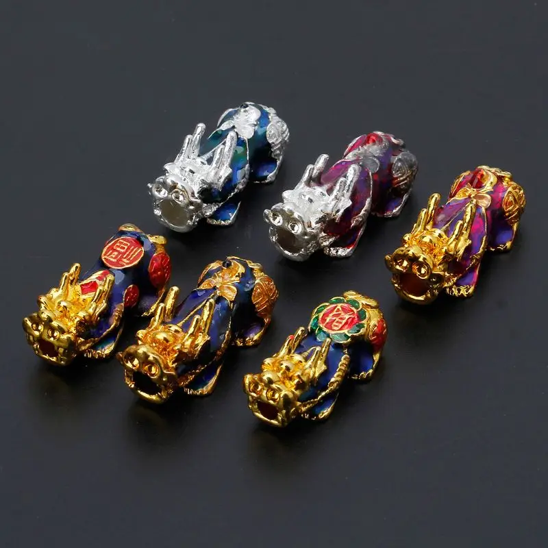 

Mood Temperature Color Change Chinese Pixiu Beads Lucky Amulet Jewelry Making