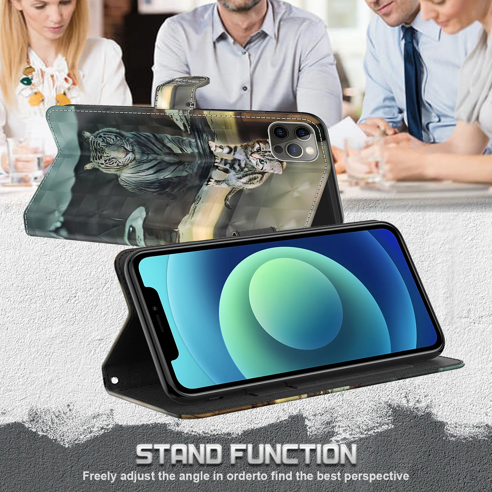Кожаный чехол-книжка для телефона Samsung Galaxy A10 M10 A20 A30 A50 A70 A30S A50S A12 A32 A52 A72 | Мобильные