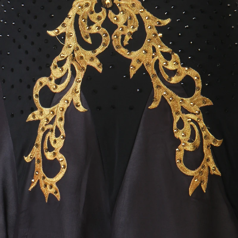 Новое дешевое черно-белое градиентное платье для бальных соревнований с длинным