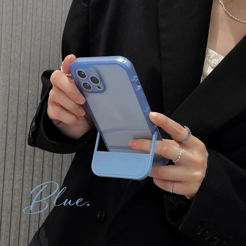 

Симпатичный чехол карамельного цвета со скрытым кронштейном для телефона iPhone 11 12 13 Pro Xs Max X Xr 7 8 Puls SE 2 противоударный мягкий чехол из ТПУ