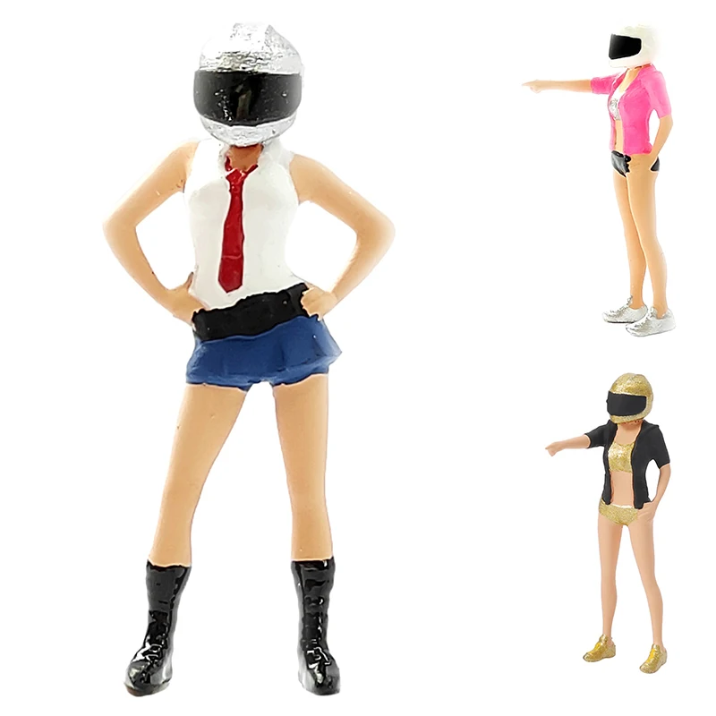 

1:64 Mature Girl Model Action Figure Scene Character Sand Table Decoration Accessories Children Adult Toy Ornaments