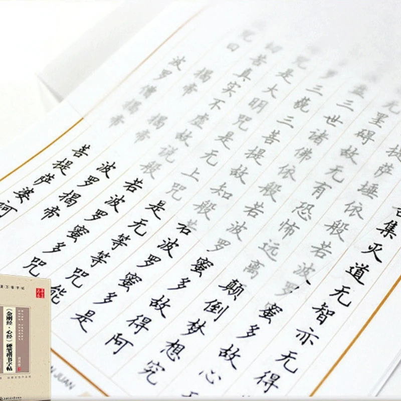 

Tian Yingzhang Pen Copybook Chinese Classics Tao Te Ching Hard Pen Copybook Running Regular Script Practice Cuaderno Para Copiar