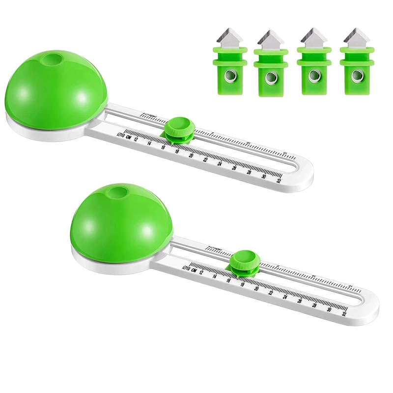 

2Pcs Circular Paper Cutters Cut Circle Paper Trimmer Scrapbooking Tool Rotary Cutter Craft Supplies, Round Cutting Knife