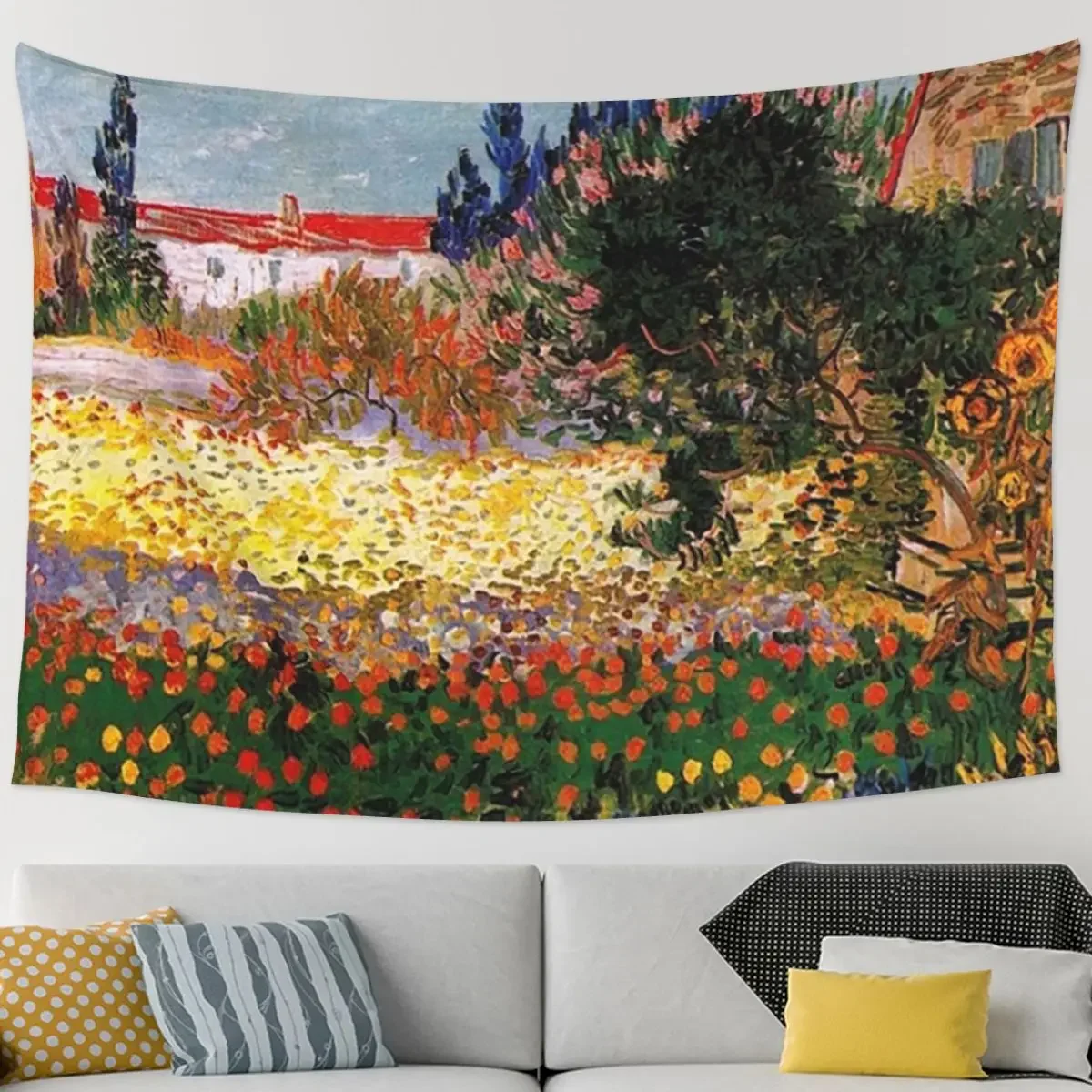 Гобелен Винсента Ван Гога с цветами арлес 1888 забавная настенная эстетика