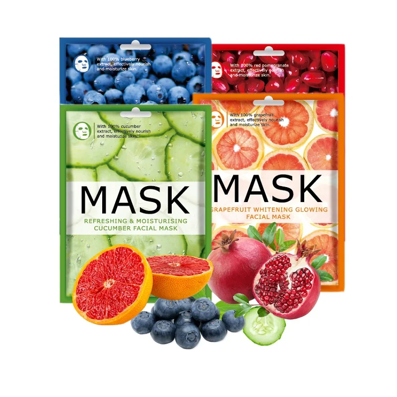 20 шт./компл. уход за кожей увлажняющая маска для жирной кожи огурец черника