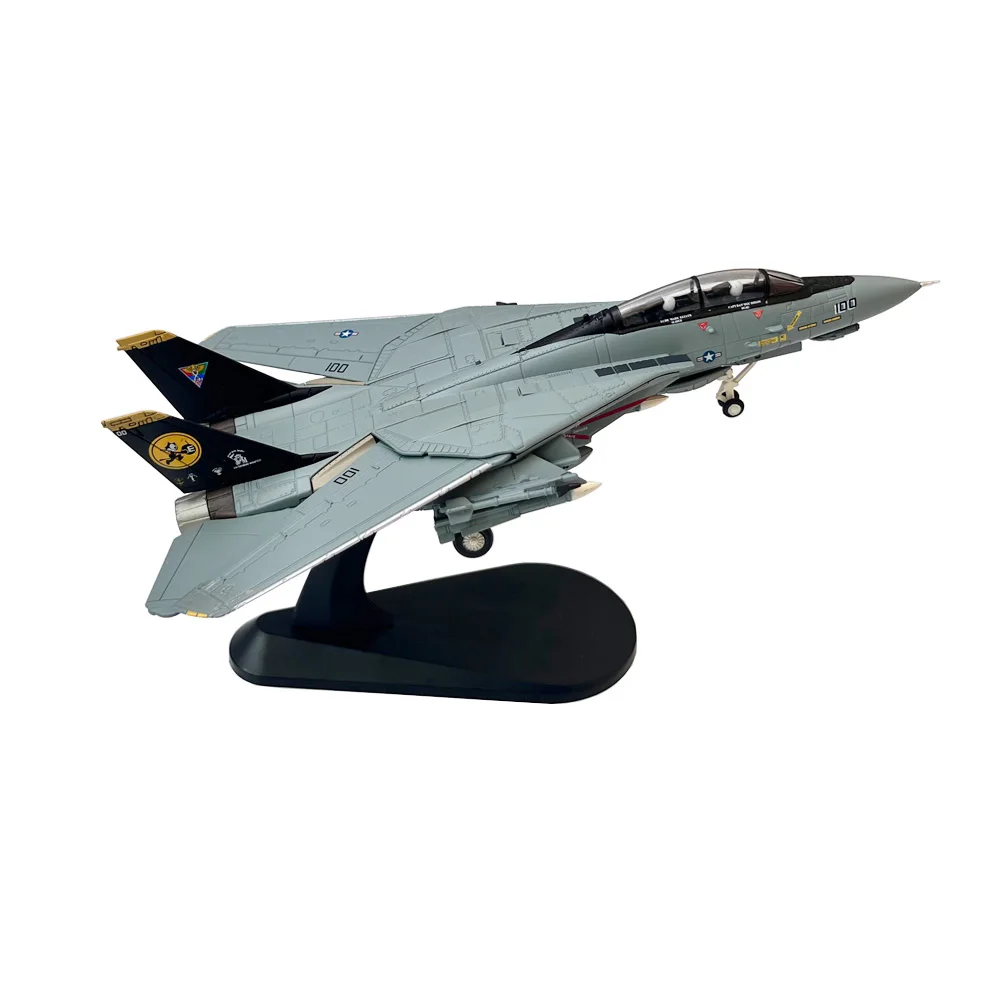 1/100 военно-морской флот Grumman F14 F-14D Tomcat VF-31 Tomcatters истребитель металлическая военная