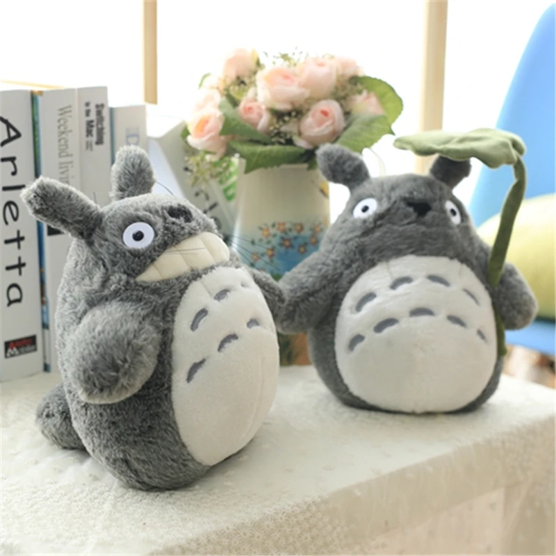 

30-70CM Cartoon Japanese Anime My Neighbor Totoro Plush Stuffed Animal Pillow juguetes para niñas Home Decor Christmas Day Gifts