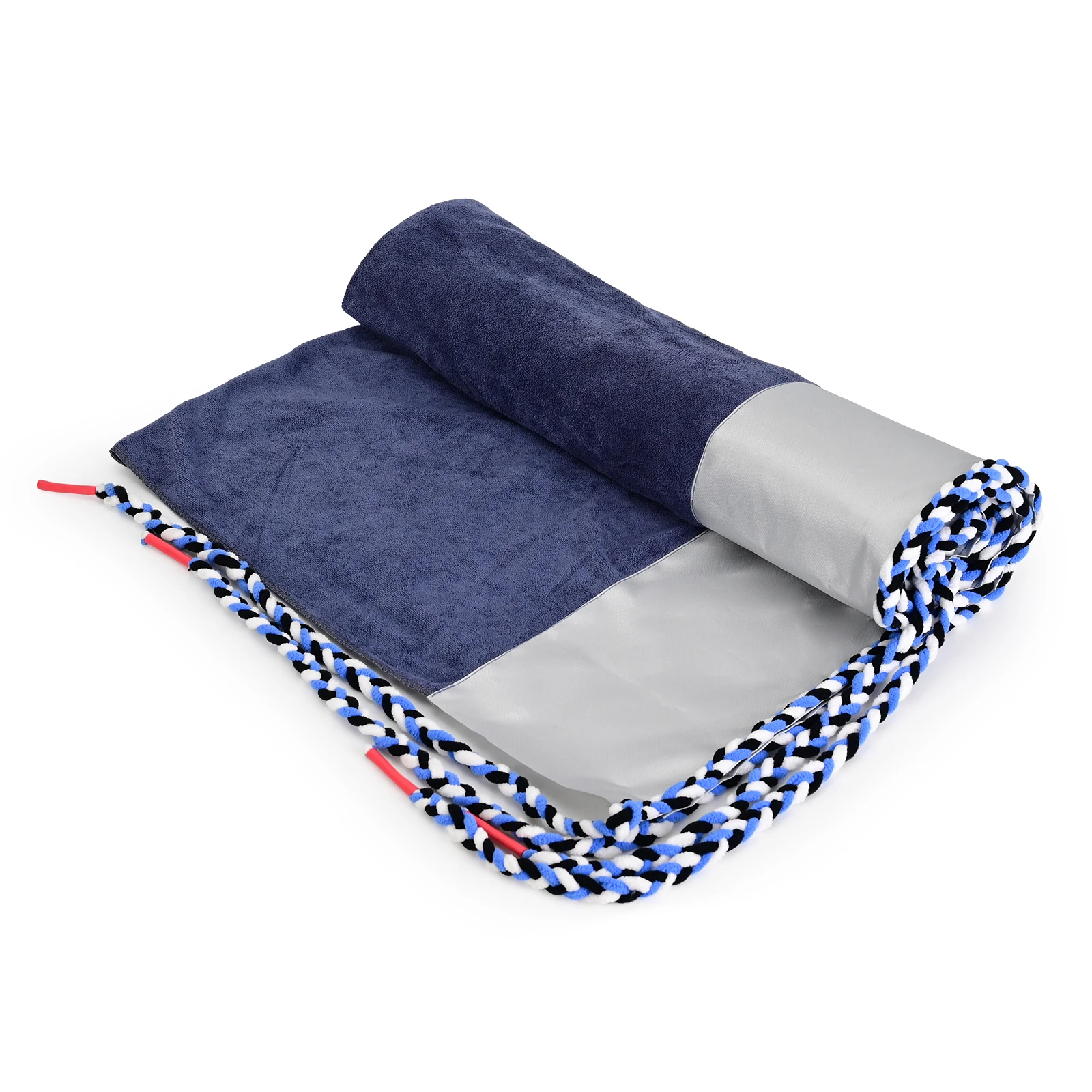 

Полотенце из микрофибры FOSHIO, впитывающее полотенце с веревкой для замачивания, для очистки лобового стекла автомобиля, приборной панели, защитный чехол, инструменты для мойки автомобиля