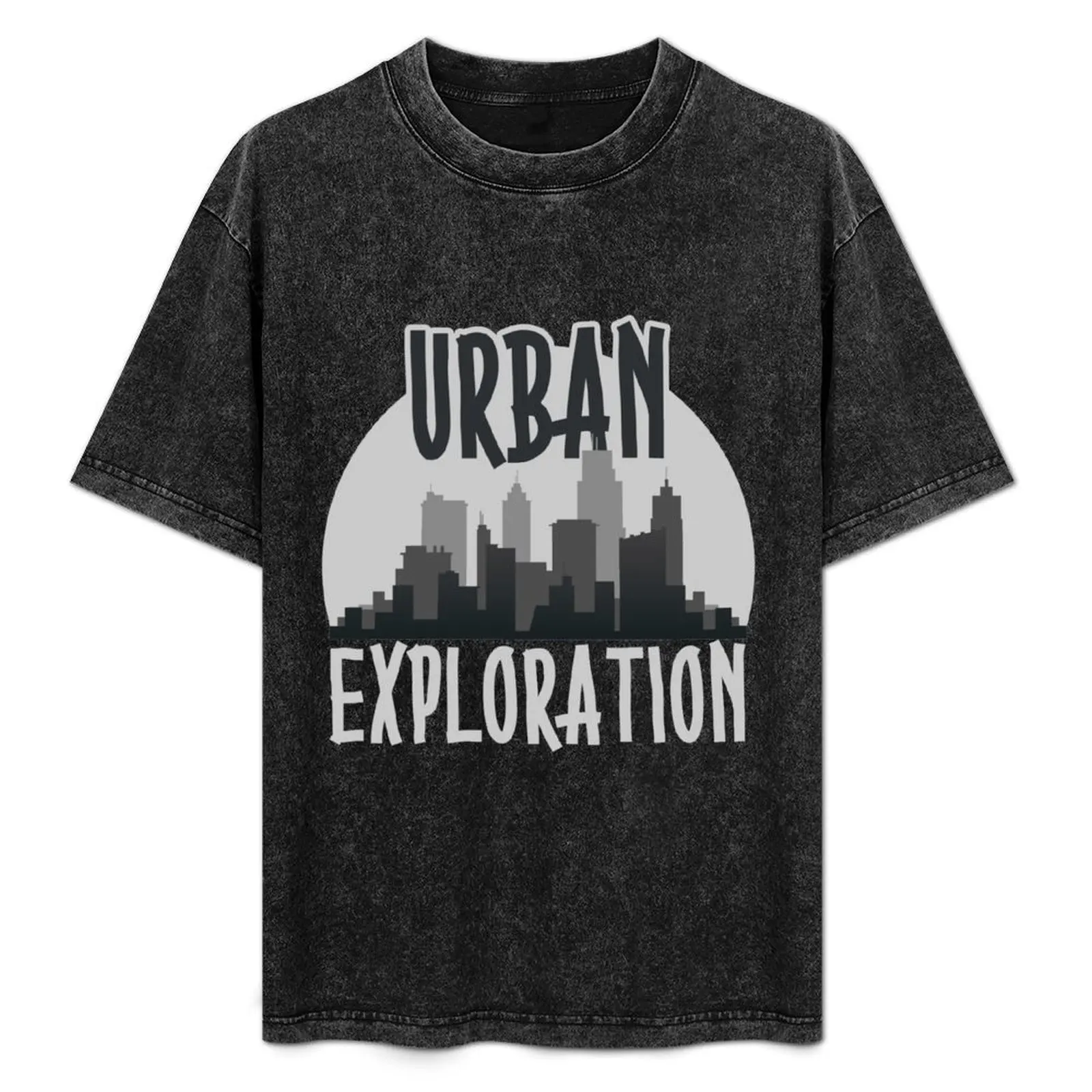 Футболка Urban Exploration заготовки футболки с аниме мужские рубашки
