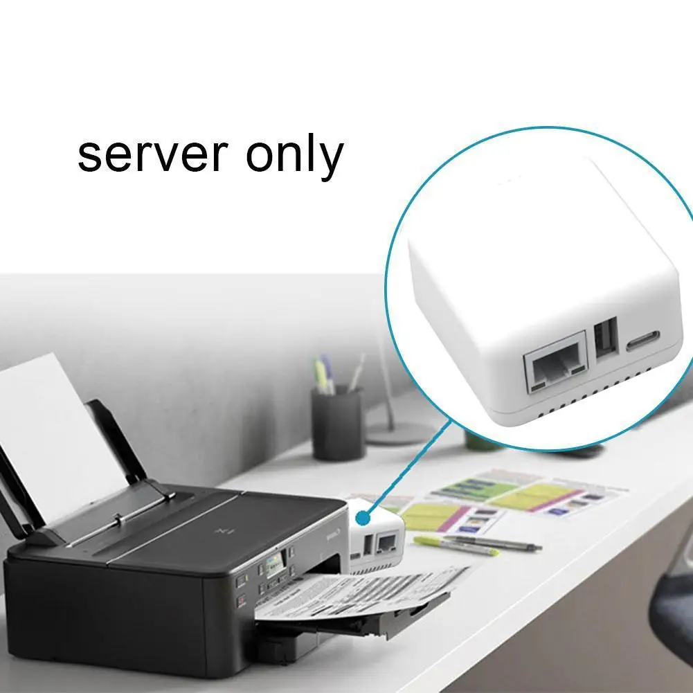 Mini Np330 Network Usb 2.0 Print Server （network Version） E7t9