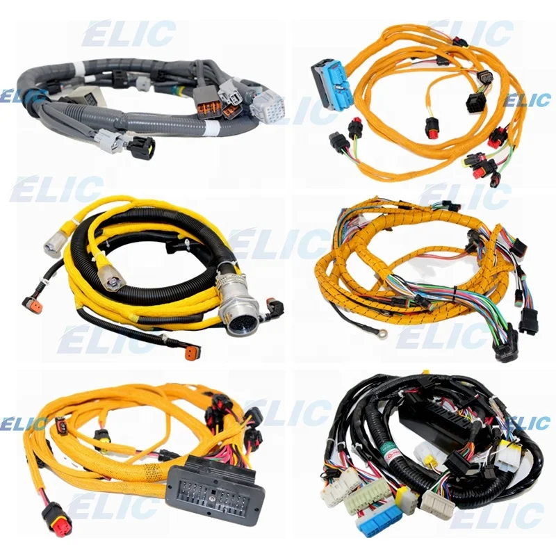 Фото Электрический жгут проводов двигателя 3066 для экскаватора ELIC E320c, артикулы 305-4891, 186-4591, 305-4893, 285-1975, 222-5917 №4