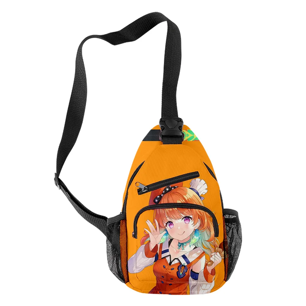 

Popular Hololive Takanashi Kiara Crossbody Chest Bags Oxford Waterproof Boys/Girls Sports Travel Bags 3D Print Shoulder Bags