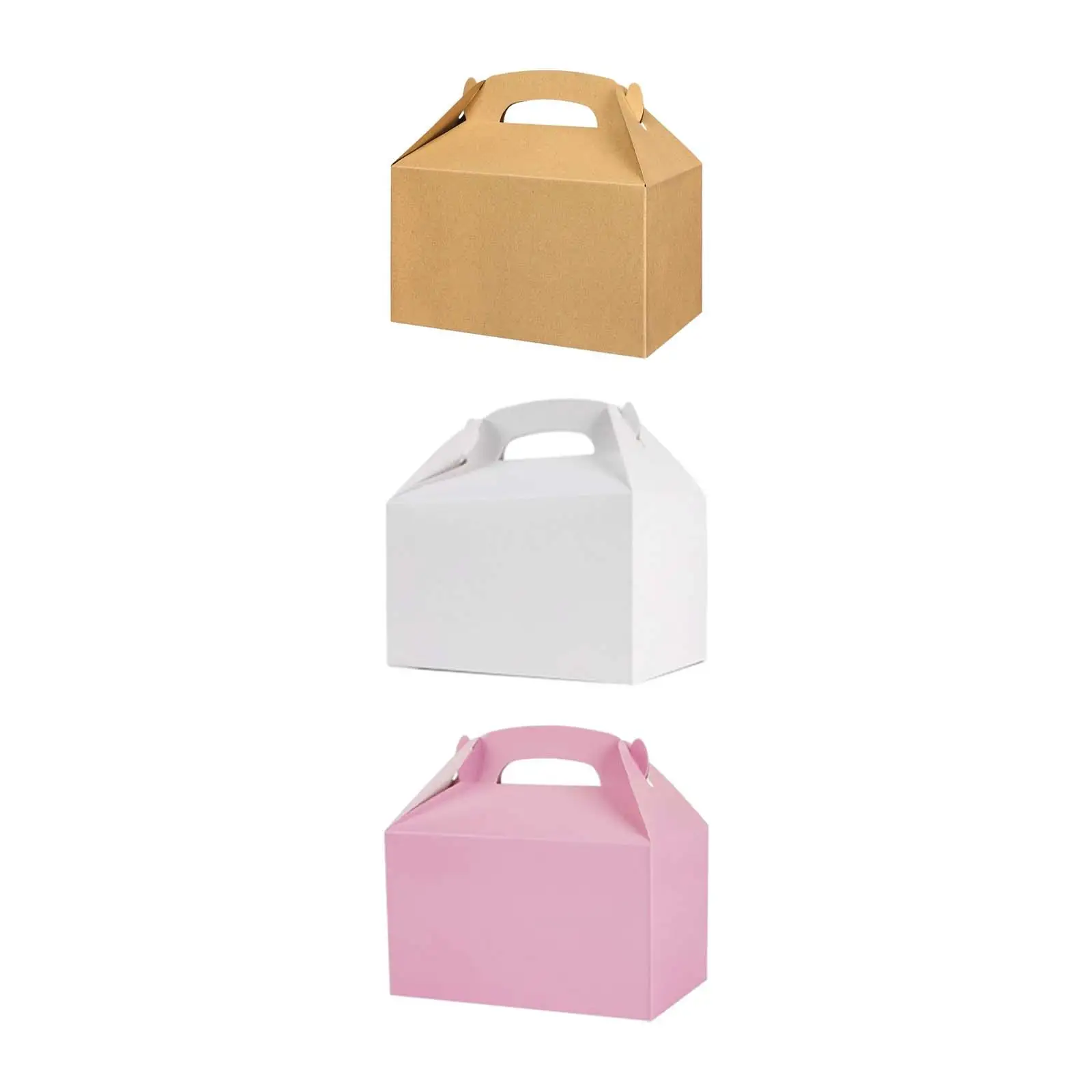 24x Семейная Коробка Для Лакомств С Ручкой Печенья И Тортов Подарочная Из