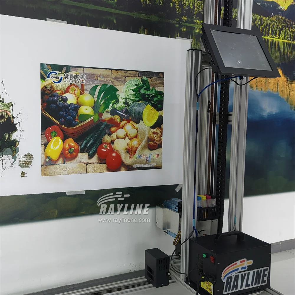 3D Настенный УФ-принтер плоский умный вертикальный настенный принтер цифровая