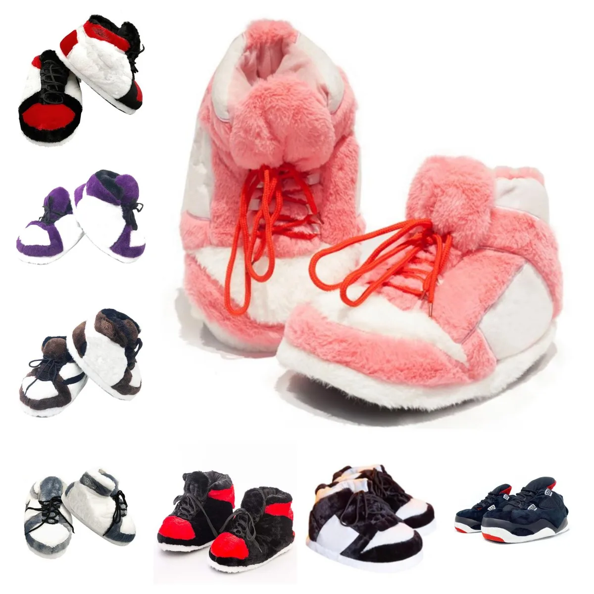 

Unisex Big Size 35-46 Winter Slippers Women Sneakers Ladies Warm Home Slippers Men/Women Slipper House Floor Shoes Drop shopping