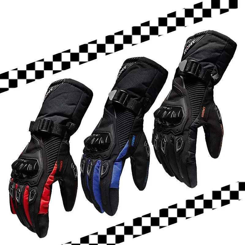 

SUOMY Motorcycle Gloves Men Waterproof Windproof Winter Moto Gloves Touch Screen Gant Moto Guantes Motorbike Riding Gloves