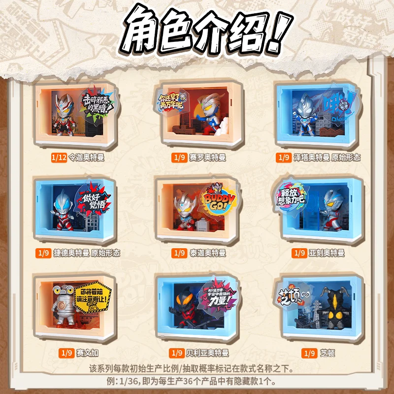 Фото Конструктор BLOKEES Yuanqi Theatre Building Block Man Ultraman 1nd Urban Hero Reiga Zero, сборная модель, украшение, детская игрушка, подарок №4