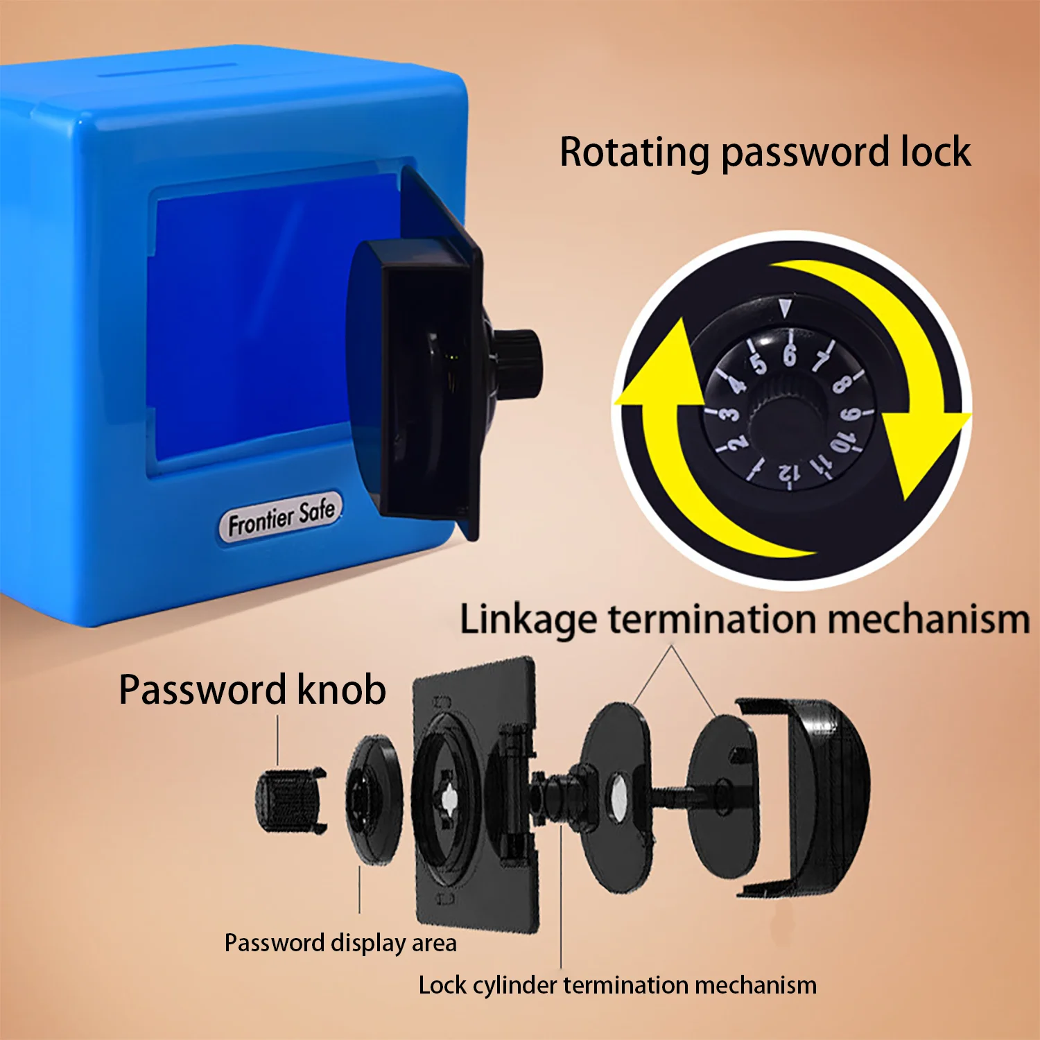 Детская замена пароль копилка фотодизайн монета бумажная валюта коробка для