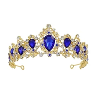 new wedding tiara bridal tiara gold and silver color rhinestone crystal tiara queen tiara princess tiara wedding hair jewelry