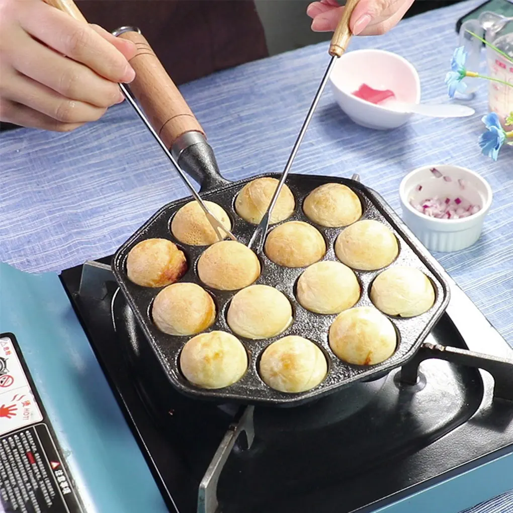 

Противень для выпечки Takoyaki, многофункциональные маленькие шарики, круглая тарелка для барбекю, антипригарные ручные инструменты для приготовления пищи, домашний Ресторан