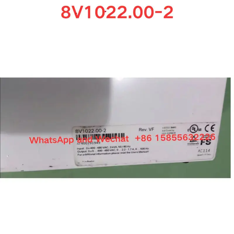 Б/у функциональный контроллер сервопривода 8V1022.00-2