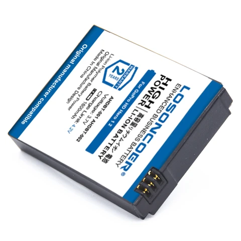 1600 мАч для GoPro Go Pro HD Hero 1 2 Hero1 Hero2 Motorsports Surf Outdoor 960 1080P AHDBT-001 AHDBT-002 AHDBT 001 002 Батарея