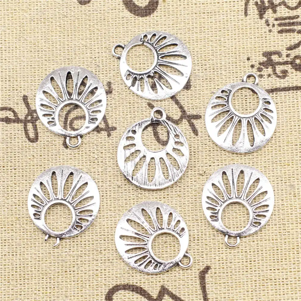 

Skeleton Leaves Diy Charms Pendants For Earrings Girls Craft 19X23mm Antique Silver Color 20 Pieces