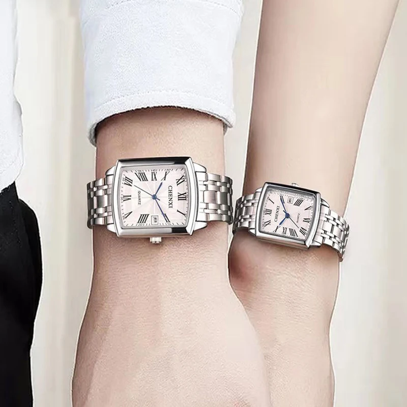 2023 Best Selling High Quality New Product Fashion Casual Charms Stainless Steel Couple Quartz Watch