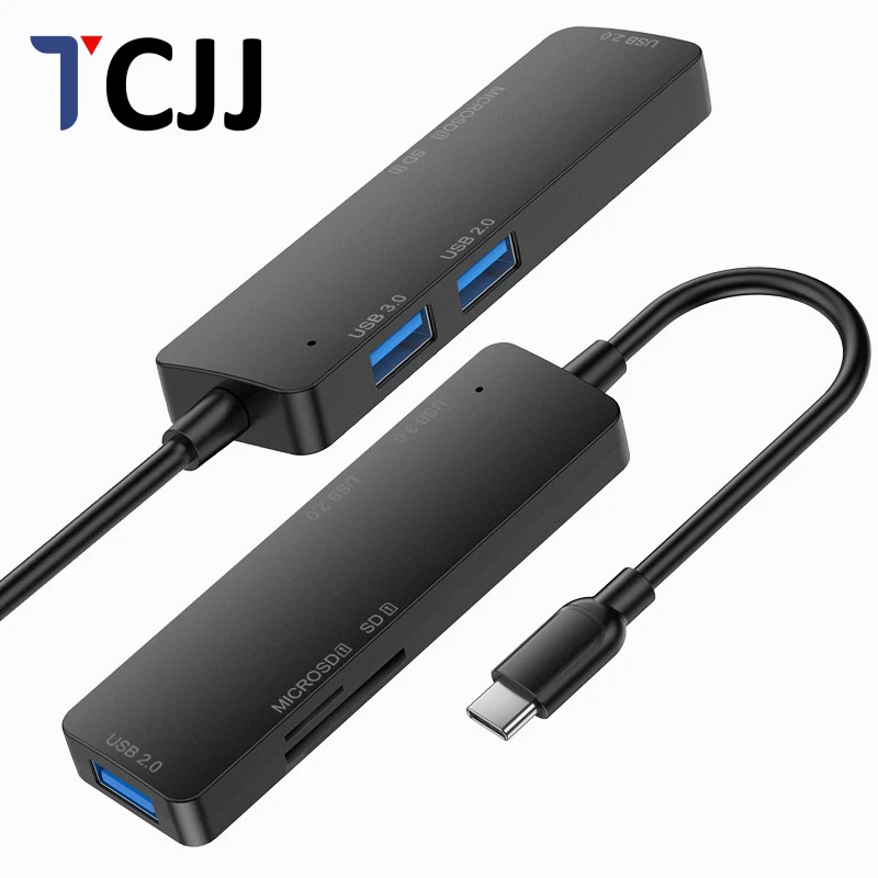 

USB 3.0 Hub Type C Hub Dock Type C 5 Port Multi Splitter Adapter OTG For Xiaomi Huawei Lenovo Macbook Pro USB 3.0 2.0 Ports