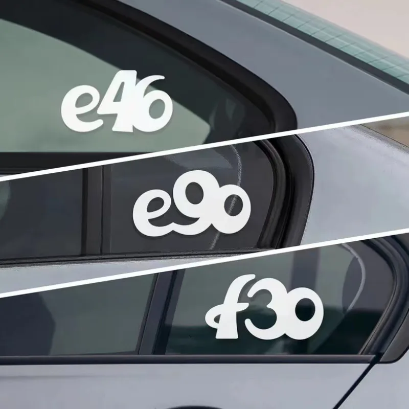 

6"X3.5" Custom Made Car Window Bumper Stickers Decals for BMW e12 e21 e30 e46 e36 e90 f30 Accessories Heat Resistance
