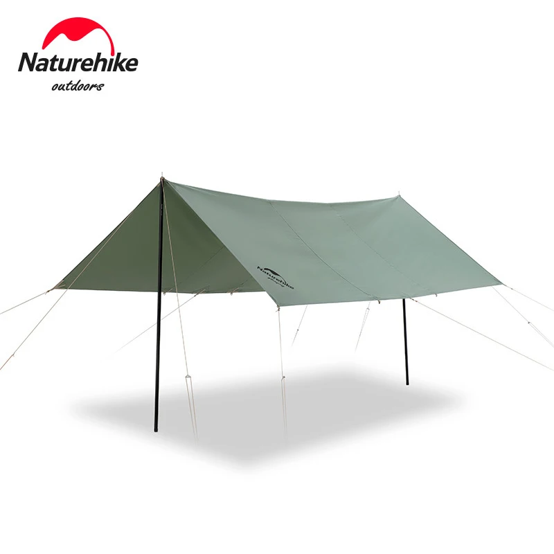 

Naturehike Outdoor 4-6 Person Cotton Cloth Square Canopy Bold Aluminum Canopy Rod Camping Sun Shelter Picnic Awning Tent