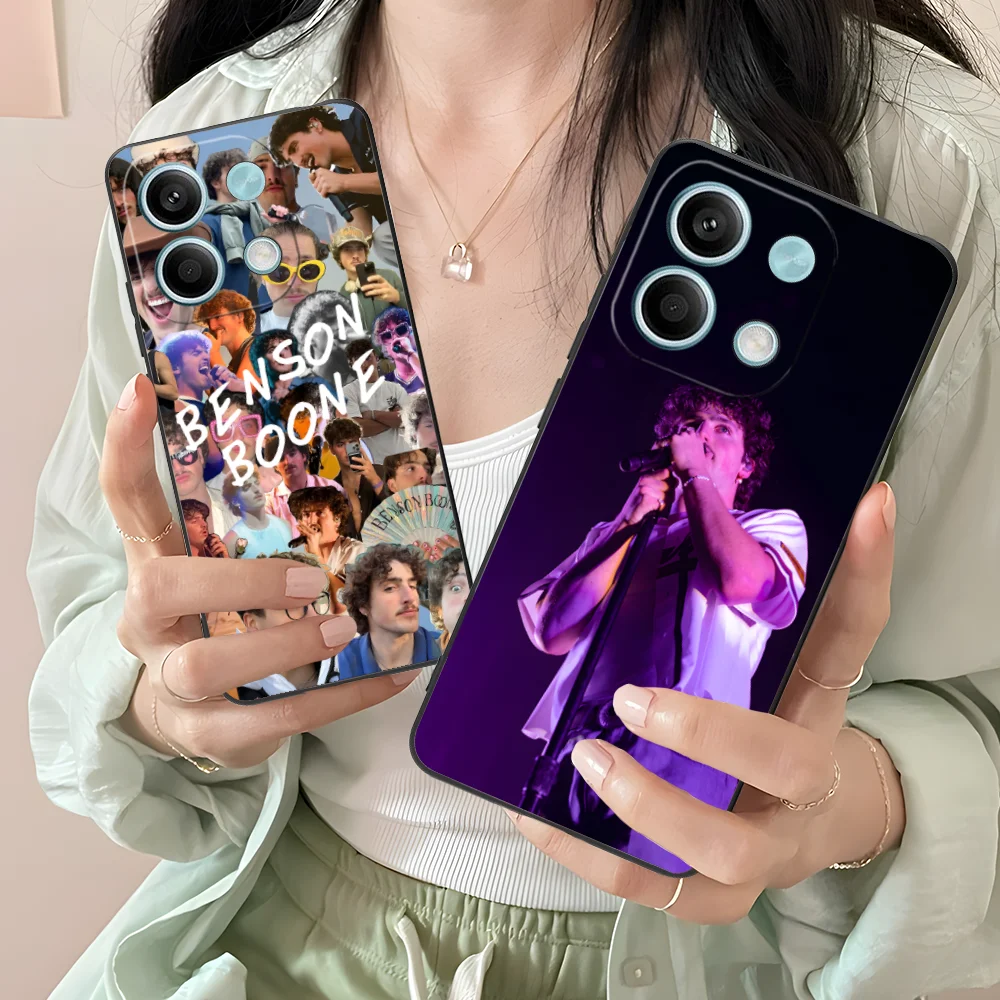 Чехол для телефона Benson Boone Xiaomi Redmi Note 13 12 11 10 9 8 7 6 S A Pro Lite Plus 5G черный чехол мобильных