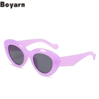 boyarn steampunk new fashion cats eye personalized sunglasses womens sunglasses net red ins fashion retro eyeglass f