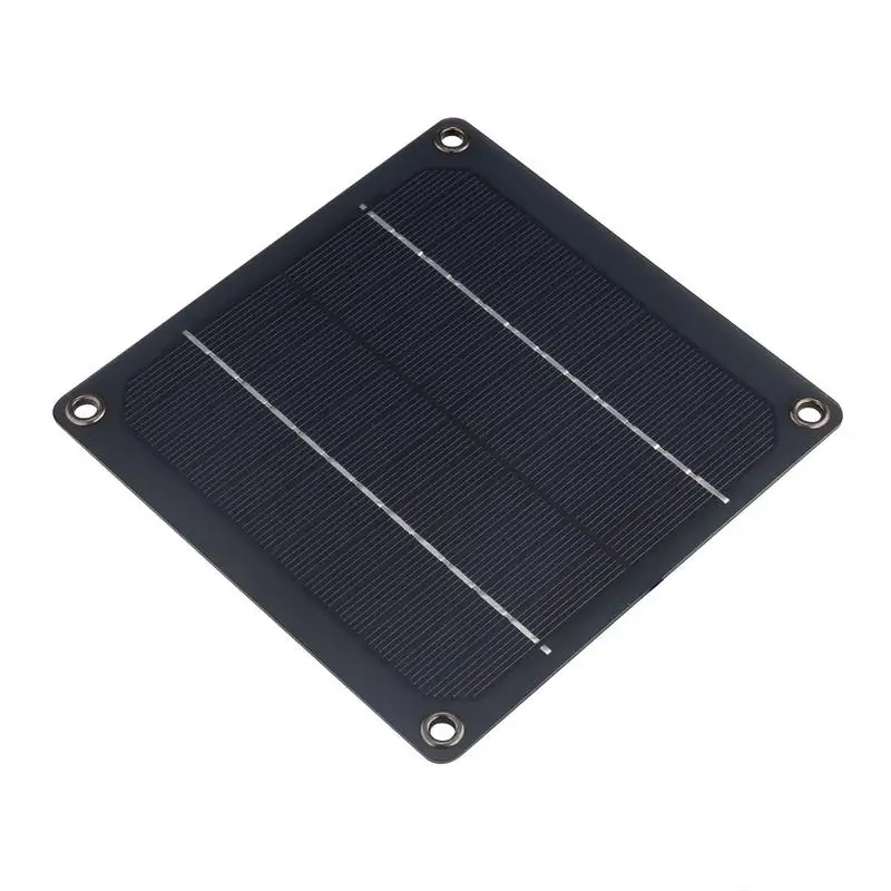 

Solar Panel Exhaust Fan Powerful And Waterproof Solar Attic Fan 3W USB Charging Cooling Solar Panel For Greenhouses Pet Houses