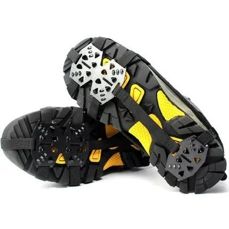 

Gripper for Shoes with 24 Teeth Non-slip Shoe Cover Snow Claw for Mountaineering Hiking XR-Hot